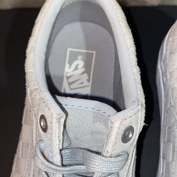 Vans Gray Suede Embossed and Stacked.Size 8 - Picture 6 of 10